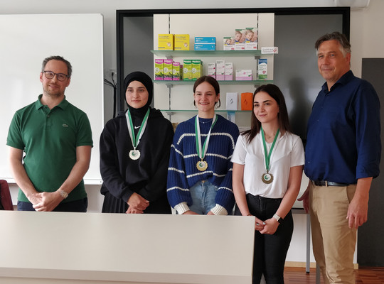Die drei Gewinnerinnen des PKA Landes-Lehrlingswettbewerbs 2019 in Vorarlberg