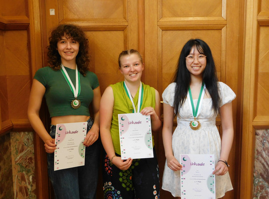 Die drei Gewinnerinnen des PKA Landes-Lehrlingswettbewerbs 2019 in Wien