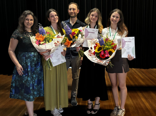 Die drei Gewinnerinnen des PKA Landes-Lehrlingswettbewerbs 2019 in Wien